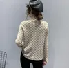 Frauenpullover für Pullover Turtleneck Stricker Luxus Ggity Letter Pullover Mädchen Tops Pluz Größe 4xl3xl