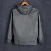 Herren Jacken Leuchtende Jacke Frühling Herren Reflektierende Dünne Kapuze Mode Männer Sonnenschutz Mantel Paar Windjacke Baseball Oberbekleidung