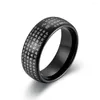 Anéis de casamento masculino jóias O coração Sutra tungsten anel de rocha legal rock buddhist dourning faixa punk punk para festas de aniversário masculino