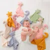 Blankets Baby Cotton Muslin Comforter Blanket Soft Star Born Sleeping Dolls Cute Kids Sleep Toy Soothe Appease Towel Bibs Saliva