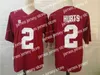 American College Football Wear Nik1 NCAA Beacon Hills # 24 Stilinski Red College Football Jersey Maroon Maillots Chemises S-3XL