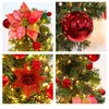 Ghirlande di fiori decorativi 2,7 M Natale LED Ghirlanda in rattan Fiore artificiale Pino Ornamento Natale Festa Casa Camino Porta Scale Decor 221122