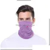 Designer Masks Windproof Magic Head Scarf Dustproof Neck Gaiter Reusable Face Mask Filter Cycling Bandanna Safety Protect Pm2.5 6 3X Dhkfg