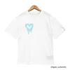 Version haute T-shirt pour hommes et femmes Palm 22ss Back Angel Letter Printing Tid E Hip-hop Col rond T-shirt à manches courtes Fashion Yh