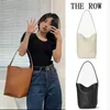 The Row New Classic Cow Hide En cuir sac sac fourre-tout pour femmes Sacs sous les bras de loisirs de grande capacité