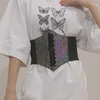 Cintos de impressão decoração da cintura corset feminino Cincher corporal Shaper Trimmer Extender Decorações de roupas de rua