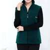 UHYTGF Polaire Femmes Automne Coréen Taille Lâche Sans Manches Veste Dames De Mode Zipper Casual Gilet Femme 442 221122