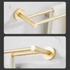 Set di accessori per il bagno Cooper Brass Gold Brush Gancio per bagno Portasciugamani Rack Bar Mensola Porta carta Spazzolino da denti