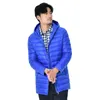 Men's Down Parkas Oversize 5XL 6XL 7XL 8XL Mens Lightweight Jacket Autumn Winter Hooded Long Casual Regular Ultra-thin Coat 221122