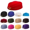 Berretti 449B Hostess Cappello Berretto Donne Air Hostess Partito Cosplay Formale Uniforme Caps Accessori Cappelli Costume