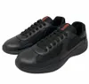 Pop sneakers Men Fashion Casual Shoes America's Cup Trainers Designer black Patent Leather low tops Nylon Fabric sneaker lace up Outdoor Sports with box