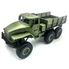 Auto elettrica RC 1/16 Camion militare RC ad alta velocità 2 4G Telecomando a sei ruote Fuoristrada Modello di veicolo da arrampicata Giocattolo per bambini Regalo di compleanno 221122