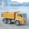 Electric RC Car HUINA 1332 1 18 RC Truck Dump 6CH mini remote control toys for boys birthday Christmas Gift construction vehicles 221122