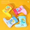Сапоги для малыша размер Rainboots Классическая водонепроницаемая детская обувь детская дождь резиновый мальчик 3D Cartoon Water 221122