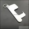 Pendants Thermal Transfer Door Handle Keychain Sublimation Noncontact Heat Printing Blank Key Ring Customi 150 Drop Delivery Home Ga Dhkzo