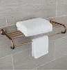 Zestaw akcesoriów do kąpieli Rose Gold Wall Mount Mosiądz 5-częściowy ręcznik w łazience Rack Szybka Papier papierowy uchwyt na ubrania