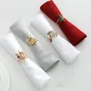 Table Napkin El Cotton Polyester Square Dinner Handkerchief Cloth 48x48cm For Banquet Wedding Party Events Dining Decoration