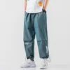 Herrenhosen 2022Ready StockStreetwear Harem Herren Frühling Sommer Jogger Lässige knöchellange Hose