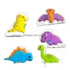 Baking Moulds Stainless Steel Dinosaur Mods Biscuits 5Pcs To A Set Mold Opp Packing Molds Sell Well With High Quality 4 8Mj J1 Drop Dhvph
