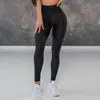 Kobiety legginsy seksowne kobiety z siatki wysokie rajstopy Kobieta czarna widzi się przez sportowe spodnie jogi leggins Mujer trening 221122