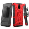 3-in-1-PC-TPU-Holster-Telefonhülle für ATT Motivate 2 Calypso Debut Smart Blu G91 Fusion Z 5G Alcatel Alex 5004R