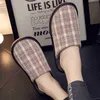 New Slippers Cotton Slippers Pair Shoes Fabric J220716 Autumn And Winter Indoor Heat Nonslip Thick Soles Men And Women