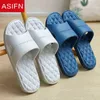 Asifn Summer Slippers Home Slides в помещении для мужчин в ванной паре ванная комната нельзя женщина массаж мужской обувь большие размеры J220716