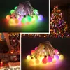 Juldekorationer WS2812B Dream Color RGB LED -runda kulsträngslampor Party Birthday Decoration Adresserbar individuellt IP67 DC5V 221122