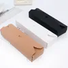 Brown Kraft Paper Biscuit Candy Box White Black прямоугольник для торта упаковочные коробки для свадебной вечеринки кекс корпус для хранения в подарок BH7957 TQQ