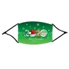 Designer-Masken Frohe Weihnachten Mode Mascarilla Staub Gesichtsmasken Wiederverwendbare waschbare Anti Pm 2,5 Atemschutzmaske mit Filter Lady Child Me Dham2