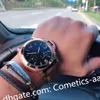 Os homens assistem Auto 45mm de aço de aço Reserva transparente de volta Ásia Relógios mecânicos automáticos Sapphire Wristwatches