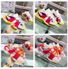 Top quality Sneakers Casual Shoes Luxury Mixed-Material Space Leather Mesh Breathable Suede Reflective Rubber Sole