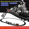 Electric RC Track 206cm Super Control Pociąg Dodaj wodę dym światło muzyczne nauczanie rodzica interakcja dzieci Montaż DIY RC Toy 221122