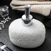 Set di accessori da bagno Ceramica Lavaggio bianco Stile nordico Gargle Cup Dispenser di sapone Accessori per doccia da bagno Quattro pezzi