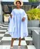 Sukienki plus szata Courte Grande Taille African Sukienka długa spódnica zabezpieczanie z szwów luźne duże 2022 ootd