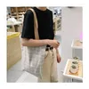 Evening Bags Plaid Cotton Women Messenger Cavans Fashion Small Shoulder Ladies Girls Handbags Crossbody Mujer Bolsas Borse Da