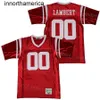 رجال كرة القدم Whitehouse Trojans High School 15 Patrick Mahomes Jersey Moive College جميعها مخيطات للتنفس لمشجعي الرياضة Hip Hop Color Red White