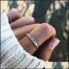 Bandringen Mom Ring Letter Rings Band Fashion Sieraden Vrouwen Moeder Verjaardag Geschenk Drop Levering Dhubb