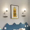 Wall Lamps Modern Led Lamp Astronaut Moon For Living Room Kids Bedroom Corridor Staircase Hall Lustre Home Decoration Indoor Light
