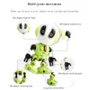 RC Robot Smart Touch Sensing Talking Toy Head Touch Sensication Led Light Toys For Kids Gift Red Green Blue Boy 221122