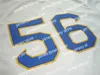 Baseball bär basebolltröjor College Mens Vintage #56 Jim Bouton Jersey Seattle Pilots Baseballtröjor Cream Symt Skjortor 100th Patch