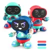 RC Robot Children Electric Dancing Robots For Kids Toy Rock Light Music Early Education Walking verkoper Toys Toys Girls Babys Toddlers 221122