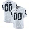 American College Football Wear Nik1 2021 PSU Penn State Football Jersey NCAA Collge 14 Sean Clifford 26 Saquon Barkley 21 Noah Cain 87 Pat Freiermuth 9 Trace McSorley