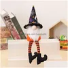 Other Festive Party Supplies Halloween Party Decorations Long Legs Gnomes Plush Faceless Gnome Doll Cartoon Toy Ornaments For Hous Dh9Dl