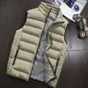 Kamizelki męskie jesienne zimowe kamizelki mężczyźni swobodny warstwę ciepłego rękawów kurtki Chalecos para hombre męska kamizelka 5xl gilet 221122