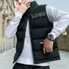 Men's Vests Custom Men Jacket Sleeveless Brand Autumn Winter Warm Turtleneck Vest Zipper Waistcoat Man Casual Outdoor Male Coat 221122