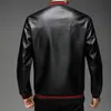 Men's Leather Faux Top Grade Brand Designer Casual Fashion Classic Biker Pu Jacket Men Punk Rock Coats Mens Clothing 221122