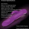 sscc Sex Toy Rabbit Vibromasseur Tige de Massage 7 Fréquences de Vibration 3 Rotation télescopique avec Fonction de Chauffage pour Femmes Toys3648319