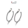 White Earring Hoops Silver Jewelry Earrings Gold Designers Stud Women Jewelrys Twisted Thread Fashion Versatile Plated Needle Twist Popular Accessories