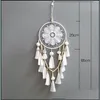 Nieuwheid items Wood Bead Tassel Handgemaakte hanger Hanging voor thuisraam Decor Wind Chimes Wall Car Drop levering Tuin Dhiws